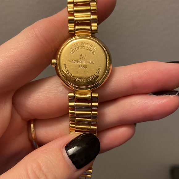 Raymond Weil gold womens quarts Diamond dial watch - Picture 4 of 4
